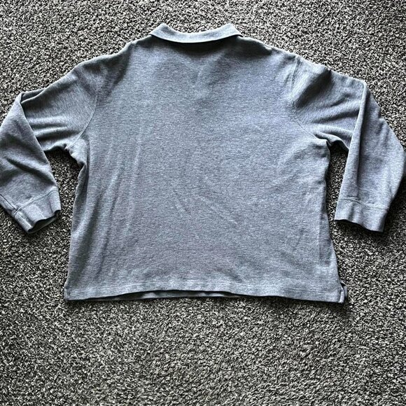 Polo Ralph Lauren Jacket Mens XL Gray Classic Preppy 100% Cotton Pullover - Picture 4 of 7